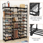 10 Tier Metal Shoe Rack