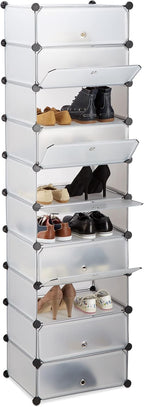 10 Tier Shoe Rack Large Cabinet Stacking Organiser