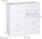 10 Tier Shoe Rack Large Cabinet Stacking Organiser