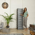 10 Tier Shoe Rack Large Cabinet Stacking Organiser