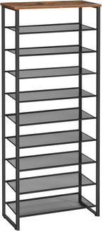 10-Tier Shoe Rack Large Capacity Storage Organiser Unit