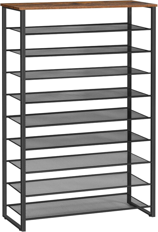 10-Tier Shoe Rack Large Capacity Storage Organiser Unit