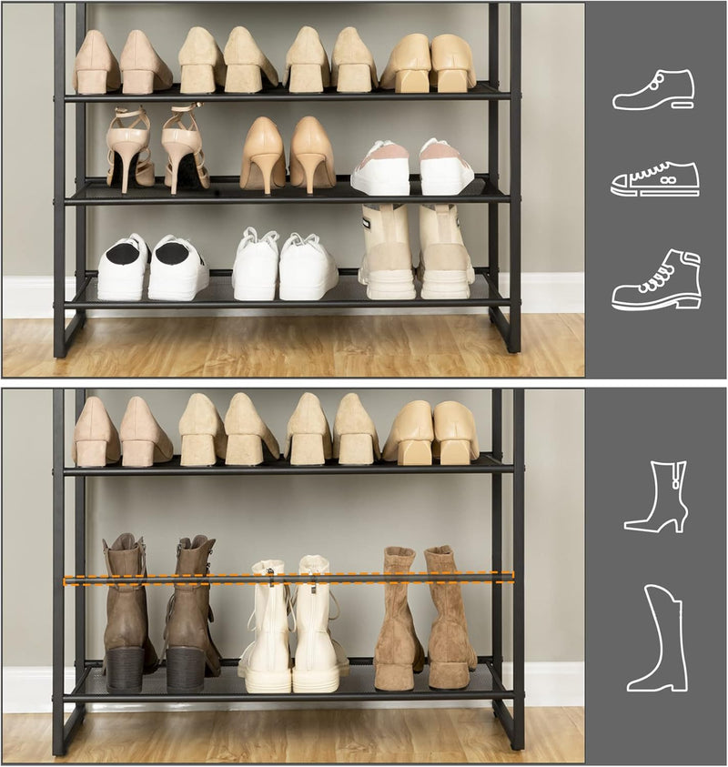 10-Tier Shoe Rack Large Capacity Storage Organiser Unit
