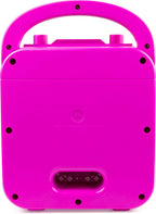 10-Watt Rechargeable Bluetooth Karaoke Machine with Two Mics