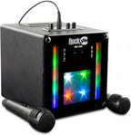 10-Watt Rechargeable Bluetooth Karaoke Machine with Two Mics