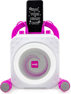 10-Watt Rechargeable Bluetooth Karaoke Machine with Two Mics