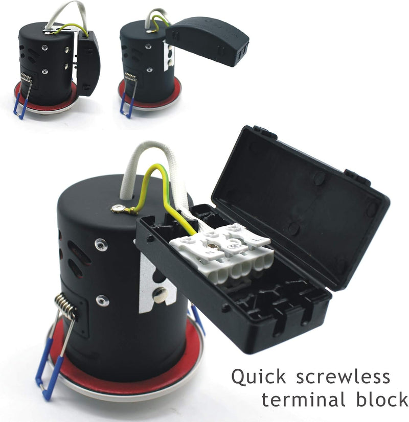 10 X LED Fire Rated Downlight Can Recessed