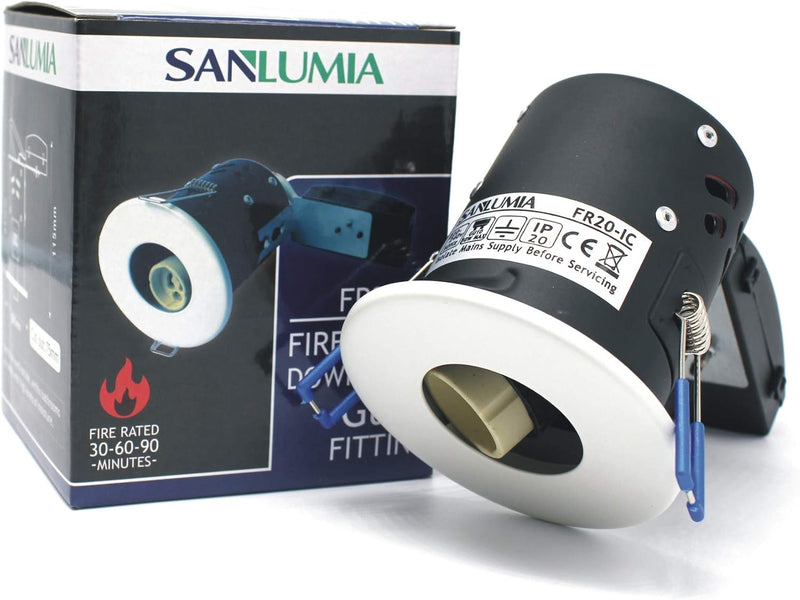 10 X LED Fire Rated Downlight Can Recessed