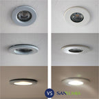 10 X LED Fire Rated Downlight Can Recessed