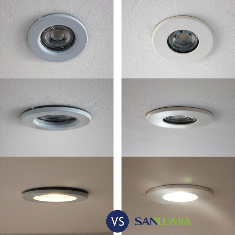 10 X LED Fire Rated Downlight Can Recessed