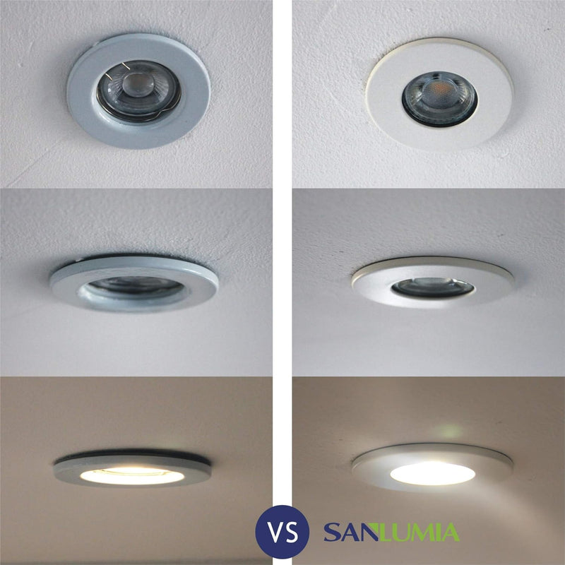10 X LED Fire Rated Downlight Can Recessed