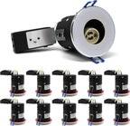 10 X LED Fire Rated Downlight Can Recessed