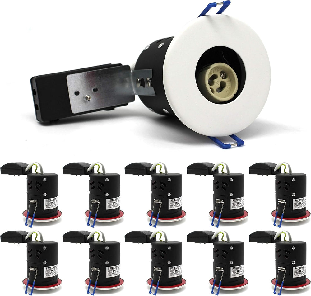 10 X LED Fire Rated Downlight Can Recessed