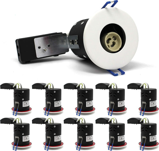 10 X LED Fire Rated Downlight Can Recessed