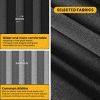 100% Blackout Accordion Room Divider Curtains with Flexible