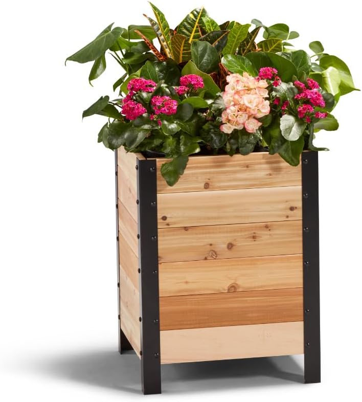 100% Canadian Cedar Wood Elevated Garden Bed