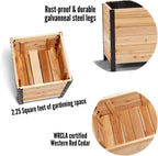 100% Canadian Cedar Wood Elevated Garden Bed