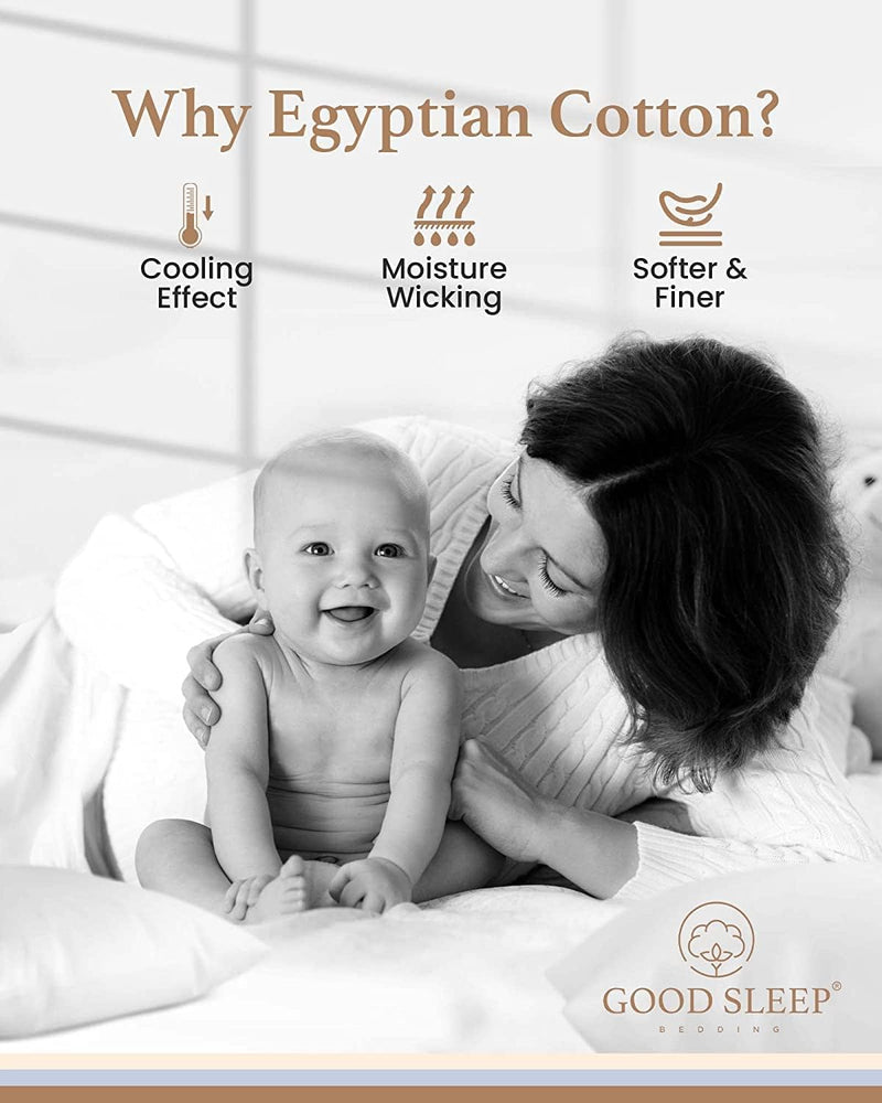 100% Egyptian Cotton Super King Size Duvet Cover