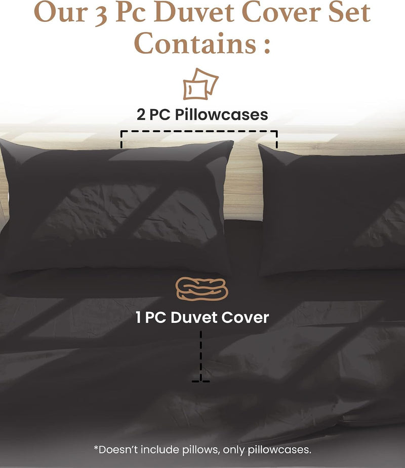 100% Egyptian Cotton Super King Size Duvet Cover