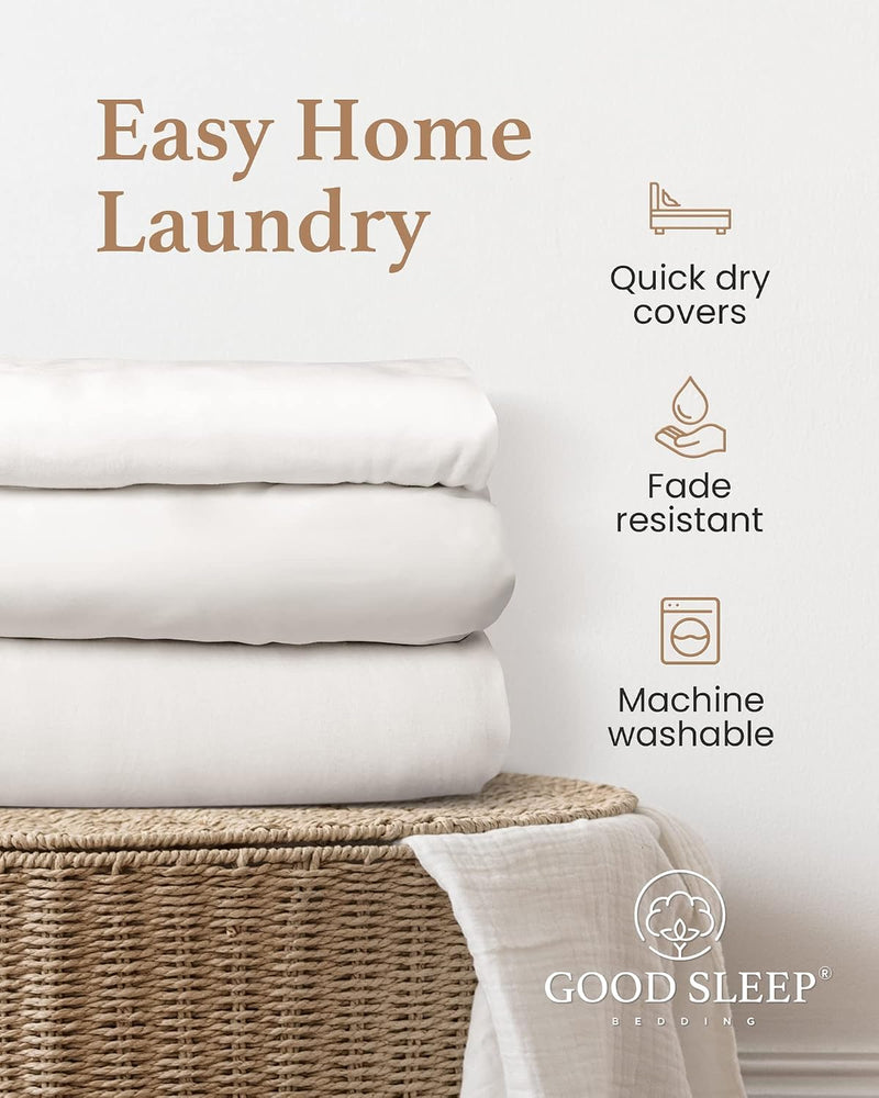 100% Egyptian Cotton Super King Size Duvet Cover
