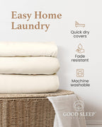 100% Egyptian Cotton Super King Size Duvet Cover