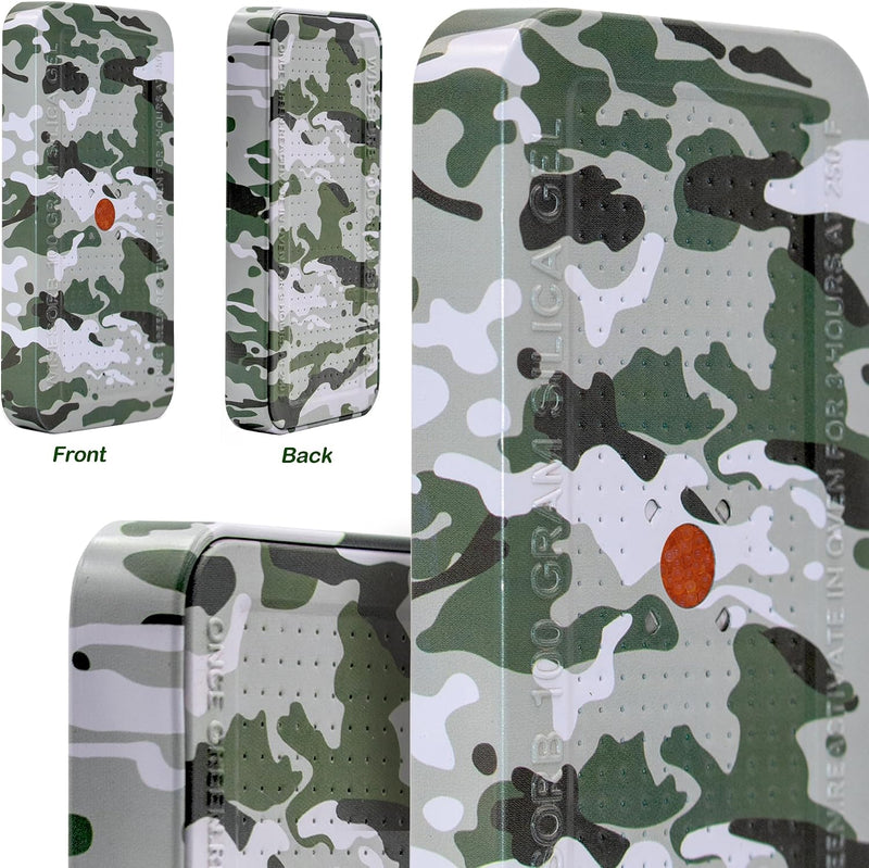 100 Gram Gun Safe Dehumidifier Camouflage Pattern Reusable (30 Pack)
