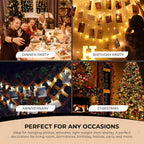 100 LED Battery Fairy Lights W Photo Pegs