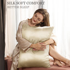 100% Mulberry Silk Pillowcase Pillow Cases for Hair