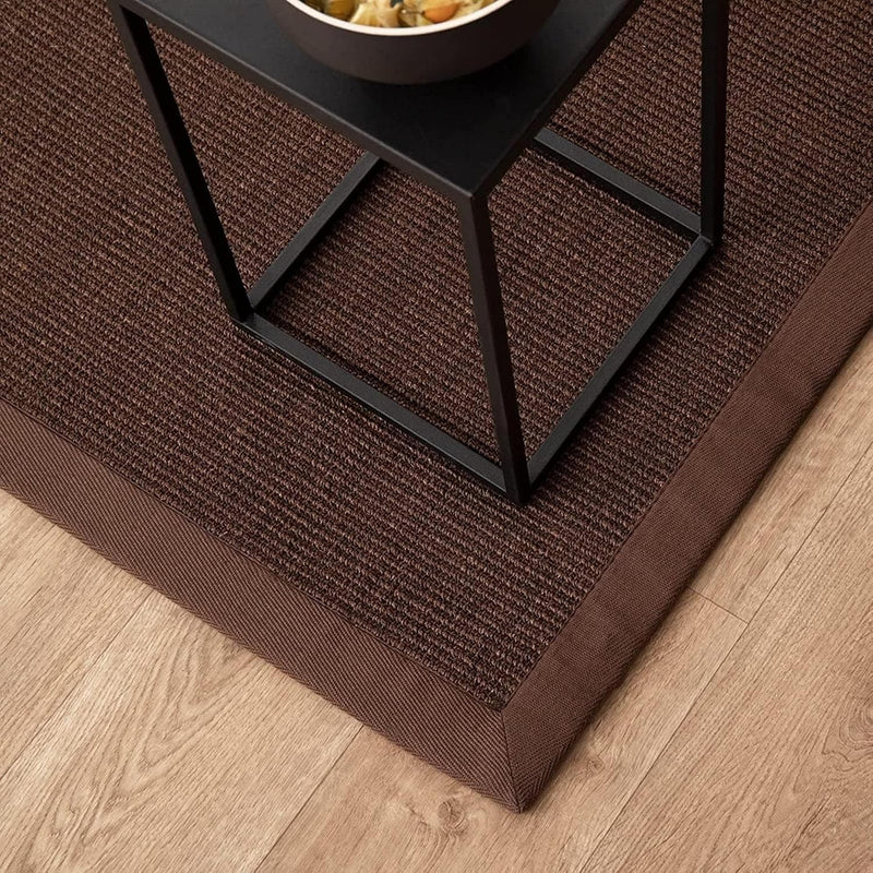 100% Natural Sisal Rug with Cotton Border