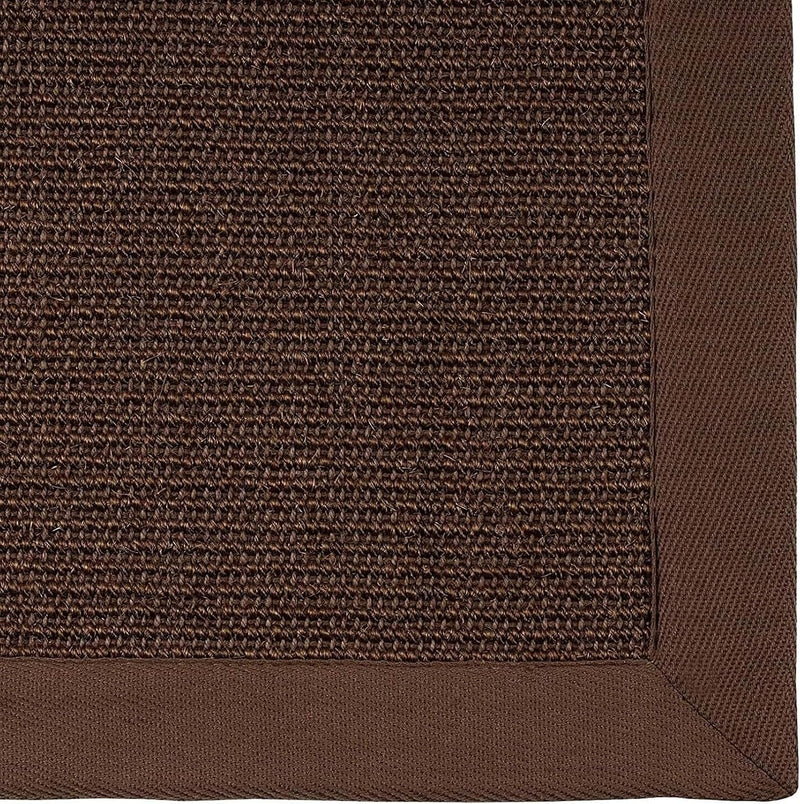 100% Natural Sisal Rug with Cotton Border