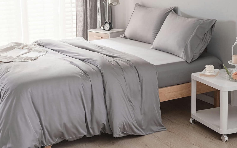 100% Organic Bamboo Bedding Set 300tc Luxurious Sateen