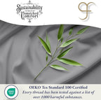 100% Organic Bamboo Bedding Set 300tc Luxurious Sateen