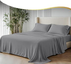 100% Organic Bamboo Bedding Set 300tc Luxurious Sateen