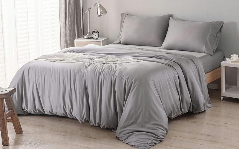 100% Organic Bamboo Bedding Set 300tc Luxurious Sateen