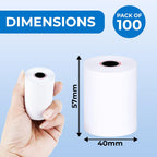 100 Rolls 57 X 40MM