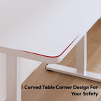 100 X 60 Electric Standing One Piece Desktop