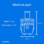 1000W Juicer Pro Large 2L Pulp Basin 800ML