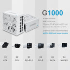 1000W Psu Atx 3.1 Pcie 5.1 Fully Modular