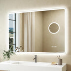 1000x700MM Bluetooth LED-Bathroom-Mirror-With-Lights for Wall