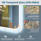 1000x700MM Bluetooth LED-Bathroom-Mirror-With-Lights for Wall