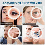 1000x700MM Bluetooth LED-Bathroom-Mirror-With-Lights for Wall