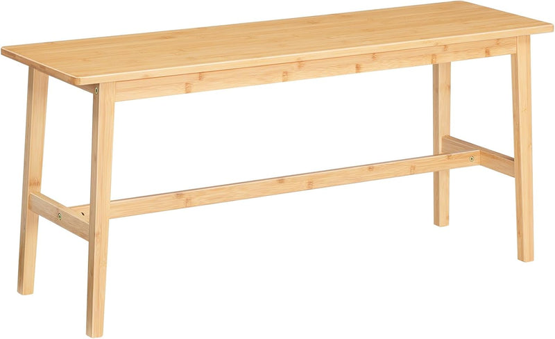 100CM Bamboo Dining Bench Farmhouse Table Seat
