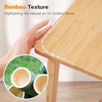 100CM Bamboo Dining Bench Farmhouse Table Seat