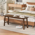 100CM Bamboo Dining Bench Farmhouse Table Seat