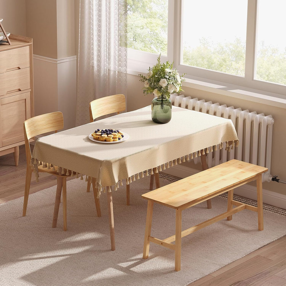 100CM Bamboo Dining Bench Farmhouse Table Seat