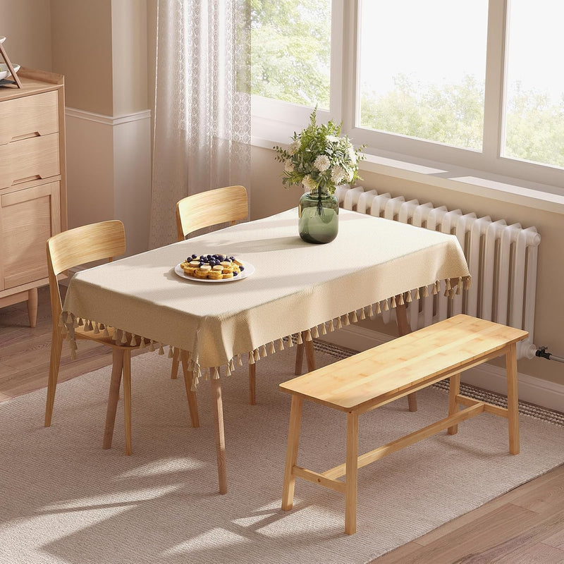 100CM Bamboo Dining Bench Farmhouse Table Seat