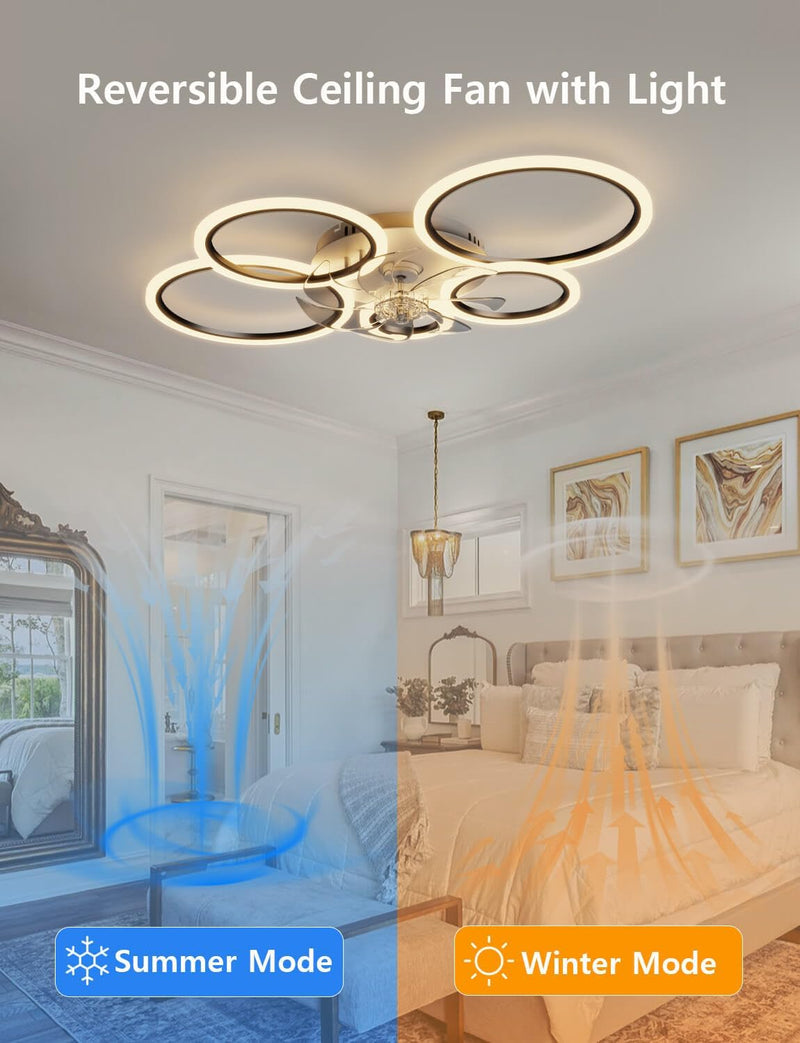 100CM Ceiling Fan with Light