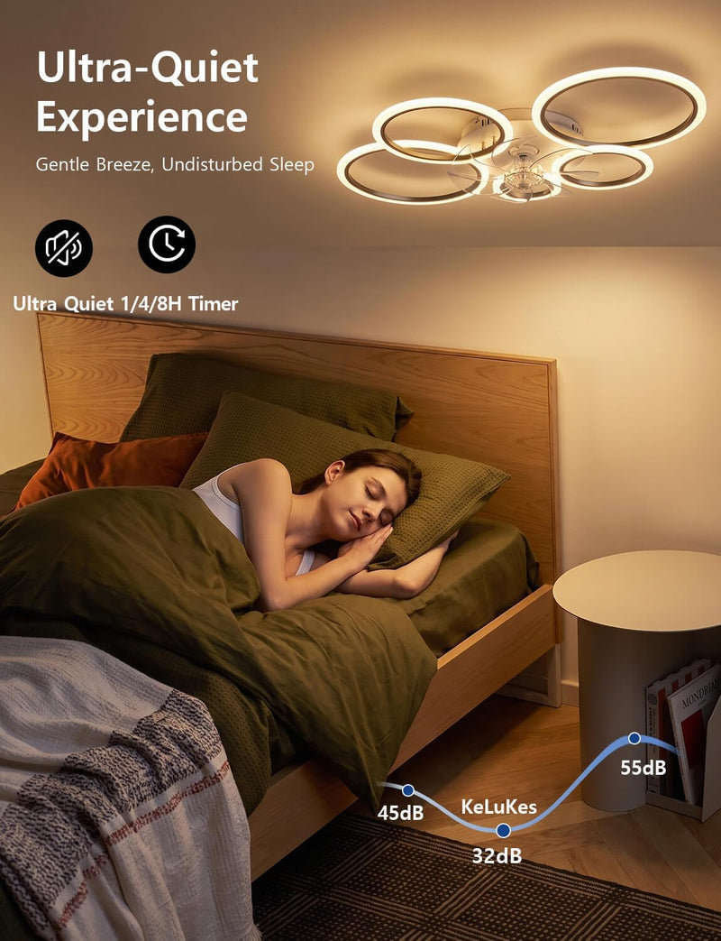 100CM Ceiling Fan with Light