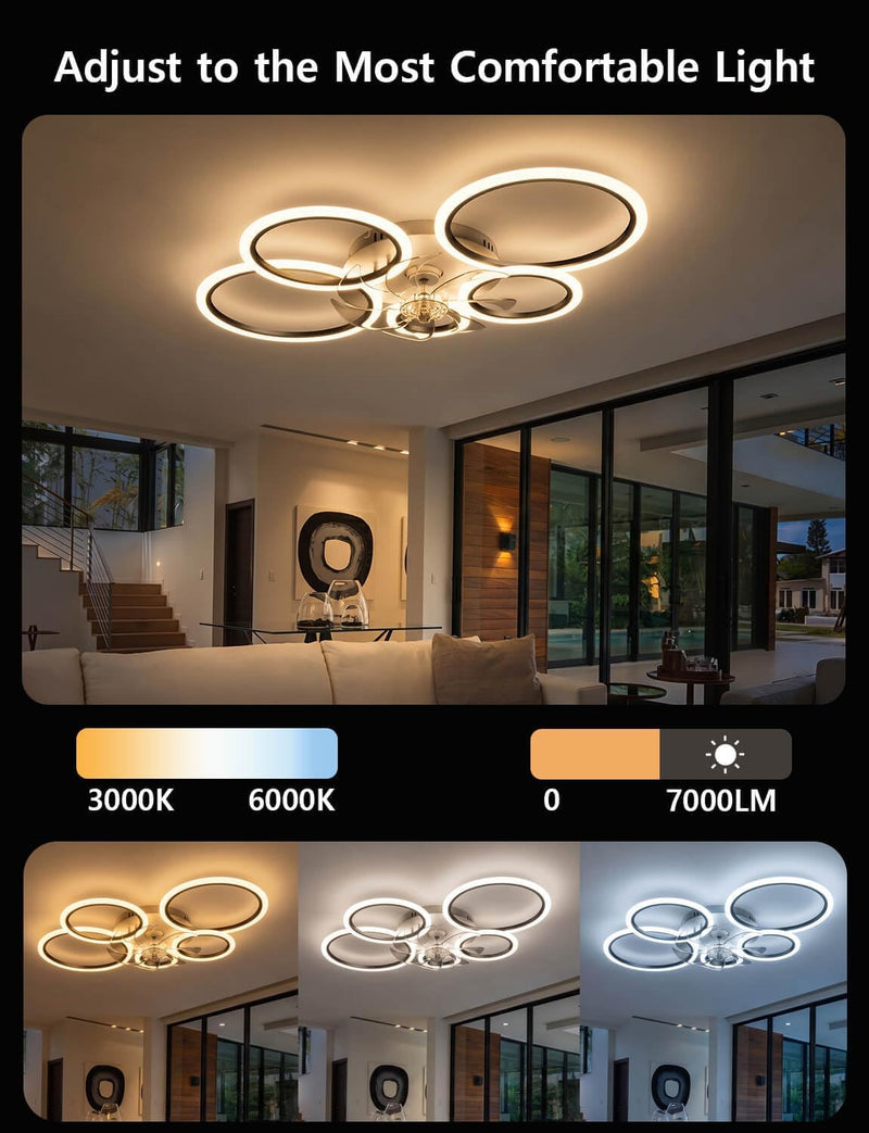 100CM Ceiling Fan with Light