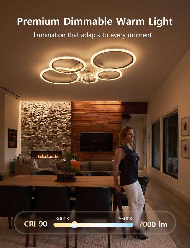 100CM Ceiling Fan with Light
